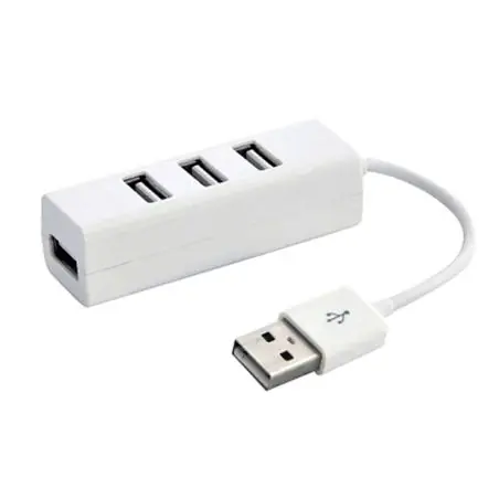 Hub USB,Hub Adaptador Usb 4 Puertos Multipuerto Zapatilla Notebook Pc