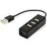 Hub USB,Hub Adaptador Usb 4 Puertos Multipuerto Zapatilla Notebook Pc