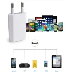 Cargador de Celular y Baterías,10x Pack Cargador Adaptador Enchufe Usb Carga Celular Gps