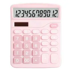 Calculadoras,Calculadora Rosa Pink Escritorio Oficina Colegio Rosada - ROSA 837C