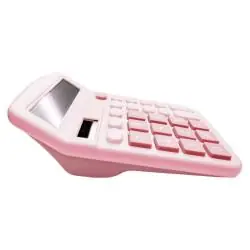 Calculadoras,Calculadora Rosa Pink Escritorio Oficina Colegio Rosada - ROSA 837C
