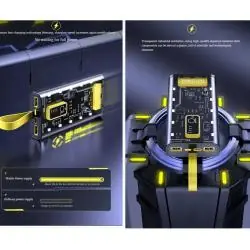 Power Bank Batería Portátil,Cargador Power Bank Portatil Usb Bateria Recargable Linterna - M181A