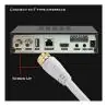 Cables de Video,Cable Coaxial Tv Cable Vhs Dvd Led Lcd Dvr Decodificador Plasma 1.5 Metros