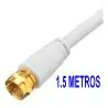 Cables de Video,Cable Coaxial Tv Cable Vhs Dvd Led Lcd Dvr Decodificador Plasma 1.5 Metros