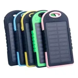Cargador de Celular y Baterías,Cargador Solar Bateria Externa Usb Recarga Portatil Celular