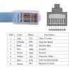 Cables y Accesorios,Cable Consola DB9 Serial RS232 RJ45 8 Pin Para Cisco Hp Tp-Link Netgear Linksys
