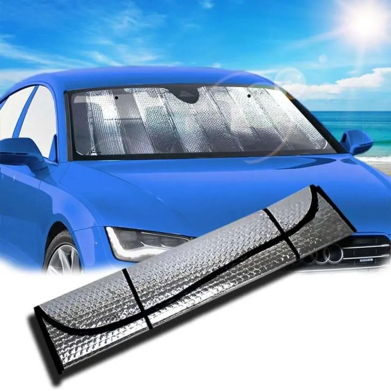 Otros,Parasol Tapa Sol Sombrilla Parabrisa Auto Plegable Reflectante