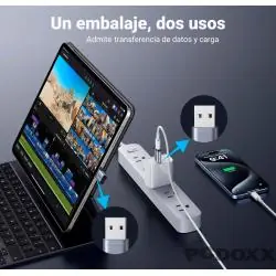 Adaptadores de Audio, BT y OTG,Adaptador Usb Macho A Tipo C Hembra Pc Celular Notebook