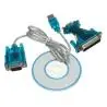 Adaptadores y Cables,Cable Adaptador Usb Serial Rs232 9 Pin Db9 Pc Notebook Db25