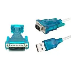 Adaptadores y Cables,Cable Adaptador Usb Serial Rs232 9 Pin Db9 Pc Notebook Db25