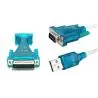 Adaptadores y Cables,Cable Adaptador Usb Serial Rs232 9 Pin Db9 Pc Notebook Db25