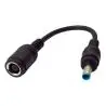 Adaptadores y Cables,Adaptador Conector Hp DC 7.4 x 5.0mm a 4.5 x 3.0mm Pc Notebook