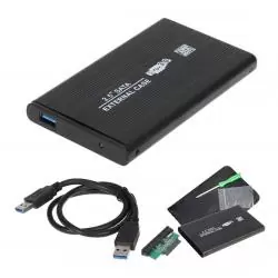 Accesorios Almacenamiento,Cofre SATA Case Para Disco Duro 2.5 Usb 3.0 - Metal