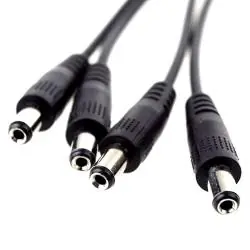 Cables de Poder,Cable Poder Splitter Camara Seguridad 4 Salidas Jack 5.5*2.5