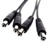 Cables de Poder,Cable Poder Splitter Camara Seguridad 4 Salidas Jack 5.5*2.5