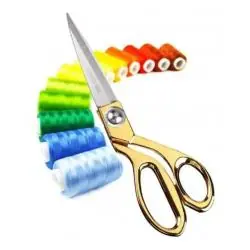 Otros,Tijera Para Tela Sastre Costura Acero Inoxidable Vintage SASTRE 242mm