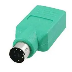 Adaptadores y Cables,Adaptador Usb A Puerto Ps2 Mouse O Teclado