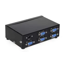 Adaptador de Video y Conversor,Splitter Adaptador Vga Multi Puerto Video Pantallas Multiples 1x4
