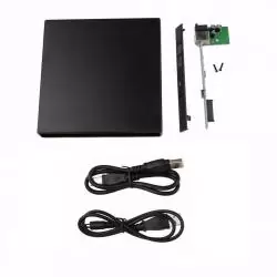 Accesorios Notebook,Cofre Case Usb 2.0 Para Lector Grabador Cd - Dvd Sata 12.7mm
