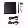 Accesorios Notebook,Cofre Case Usb 2.0 Para Lector Grabador Cd - Dvd Sata 12.7mm