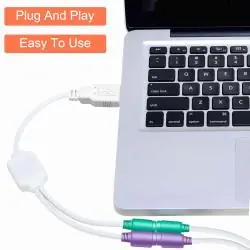 Adaptadores y Cables,Cable Adaptador Usb Ps2 Para Teclado Mouse Windows,mac,linux