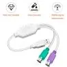 Adaptadores y Cables,Cable Adaptador Usb Ps2 Para Teclado Mouse Windows,mac,linux