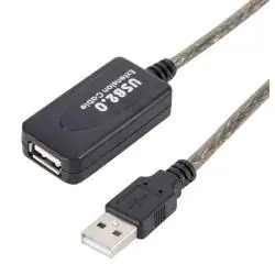 Adaptadores y Cables,Cable Alargador USB Activo Extension de 10 metros Macho Hembra