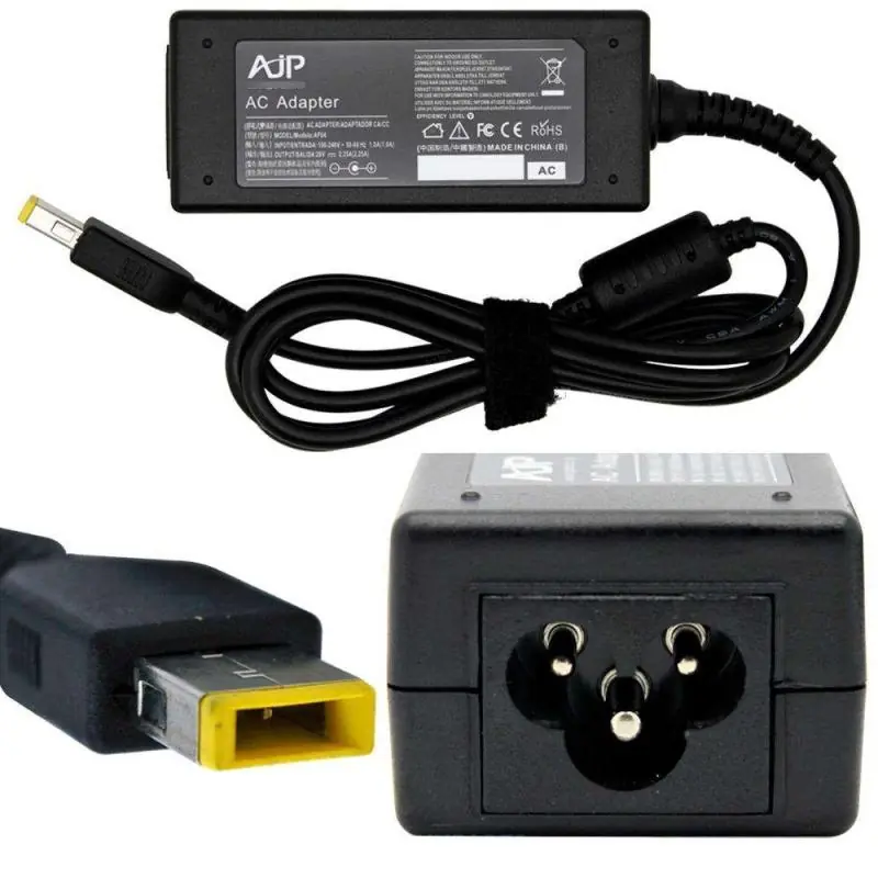 Cargadores de Notebook,Cargador Lenovo Punta Cuadrada Rectangular 20v 4.5a 3.25a 90w