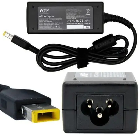Cargadores de Notebook,Cargador Lenovo Punta Cuadrada Rectangular 20v 4.5a 3.25a 90w
