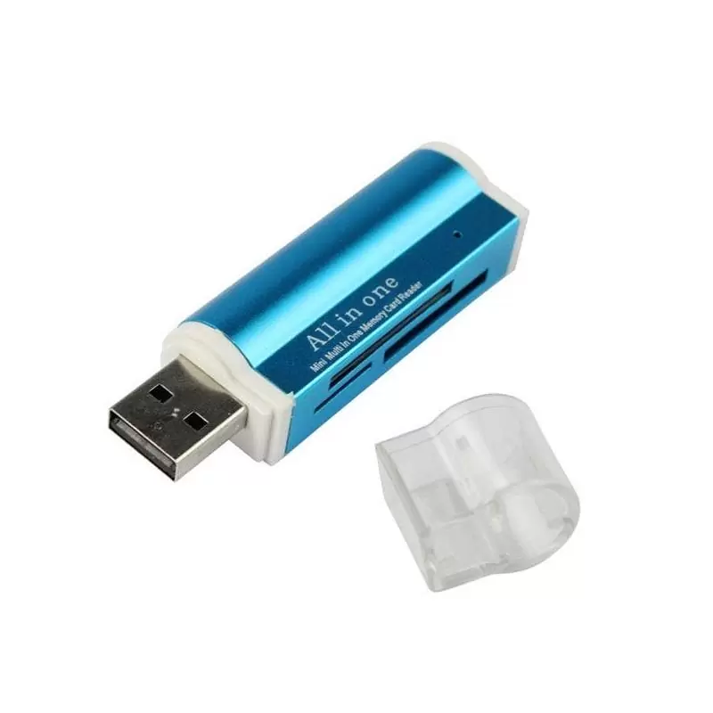 Accesorios Almacenamiento,Multi Lector de Memorias Usb Externo All in One SD, Micro SD, Memory Stick, M2 tipo Pendrive