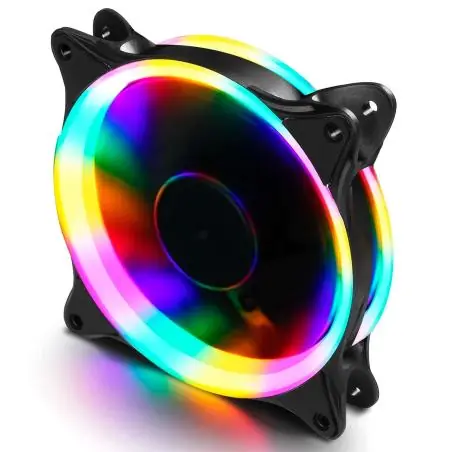 Accesorios y Periféricos,Ventilador Cooler De Gabinete Case Pc Luz Led Rgb Gamer