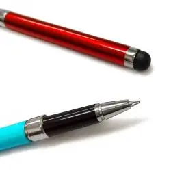 Lapices,Lapiz Tactil Touch Doble Punta Pantalla Celular Tablet Ipad - Con Tapa