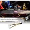 Adaptadores y Cables,Adaptador Poder 6 Pin a 2 Molex Tarjeta Video Corriente PCI IDE