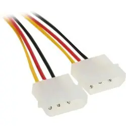 Adaptadores y Cables,Adaptador Poder 6 Pin a 2 Molex Tarjeta Video Corriente PCI IDE