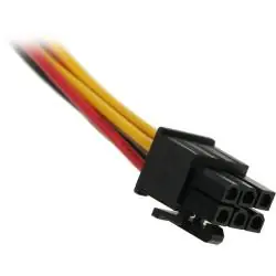 Adaptadores y Cables,Adaptador Poder 6 Pin a 2 Molex Tarjeta Video Corriente PCI IDE