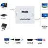 Adaptador de Video y Conversor,Adaptador Conversor Vga Para Hdmi Convertidor Señal De Video