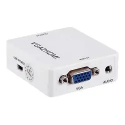 Adaptador de Video y Conversor,Adaptador Conversor Vga Para Hdmi Convertidor Señal De Video