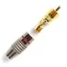 Adaptadores de Audio,Adaptador Conector De Audio Rca Plug Av Metal Sin Soldadura