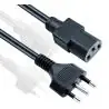 Cables de Poder,Cable de Poder Para PC Escritorio Monitor TV Fuente de Poder Consolas