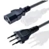 Cables de Poder,Cable de Poder Para PC Escritorio Monitor TV Fuente de Poder Consolas