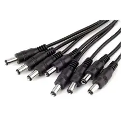 Cables de Poder,Cable Poder Splitter Camara Seguridad 8 Salidas Jack 5.5*2.5