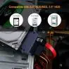 Adaptadores y Cables,Adaptador Conector Convertidor Lector Disco Duro Sas A Sata PC