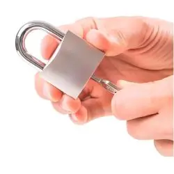 Candados,Candados Hermanados Doble Con LLave Reforzado Seguridad Casa