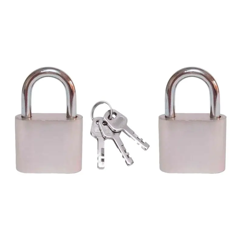 Candados,Candados Hermanados Doble Con LLave Reforzado Seguridad Casa