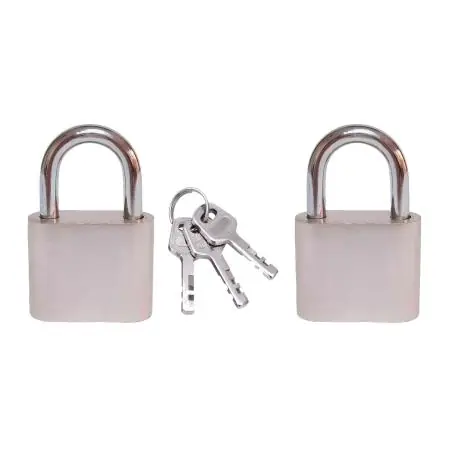 Candados,Candados Hermanados Doble Con LLave Reforzado Seguridad Casa