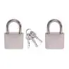 Candados,Candados Hermanados Doble Con LLave Reforzado Seguridad Casa