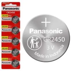 Pilas y Baterias,Pila De Boton Panasonic CR2450 Bateria Reloj Control