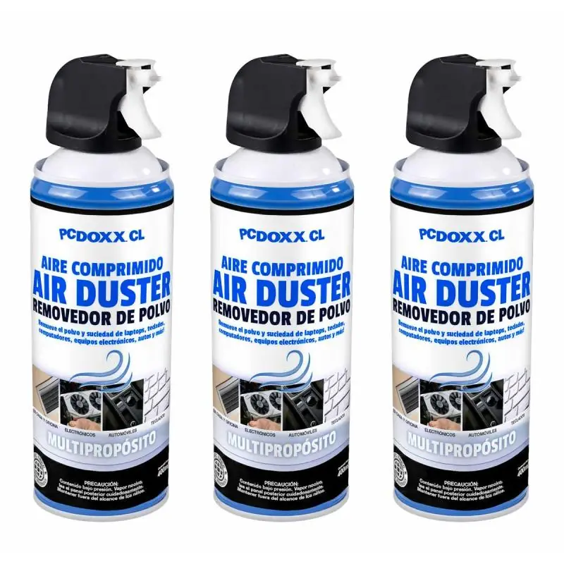 Limpieza y Mantención de Circuitos,3x Aire Comprimido Spray Multiproposito Limpieza Pc