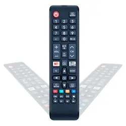 Control Remoto de TV,Control Remoto para Samsung Led Plasma Smart Tv Lcd - Medio NET