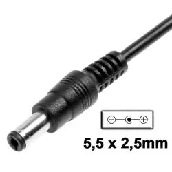 Cargador de Parlantes y Otros,Transformador Fuente Poder 12v 2a 5.5*2.5mm Camara Seguridad Router Tira Led